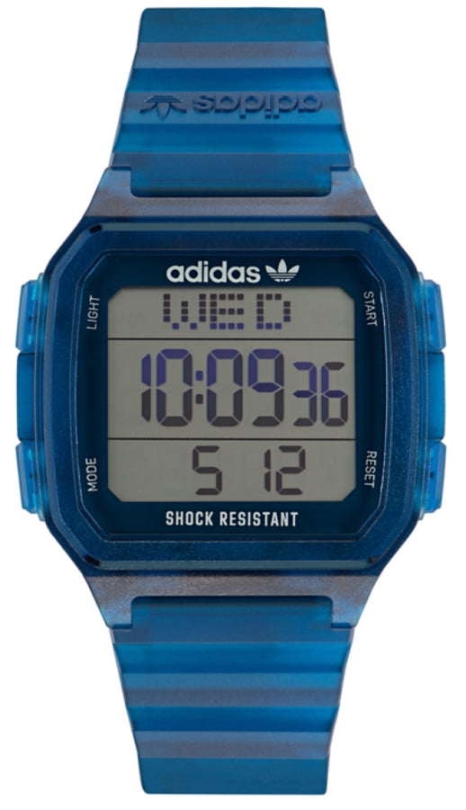 Adidas AOST22552 watch for man with a grey dial and resin strap.