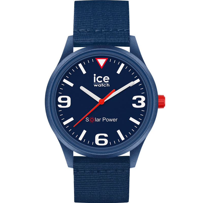 Ice IC020059 watch for men with a blue dial and silicone strap.