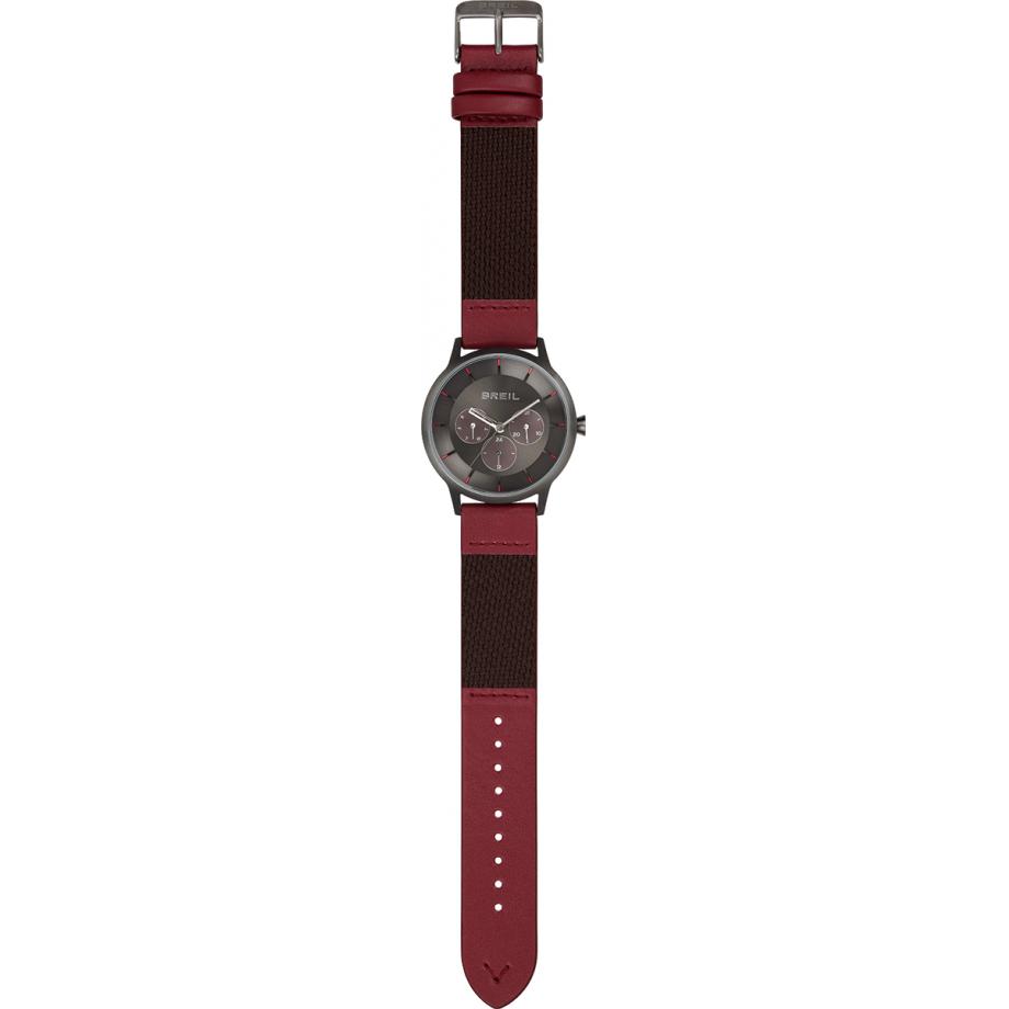 Breil TW1737 watch for man with a black dial and fabric strap.