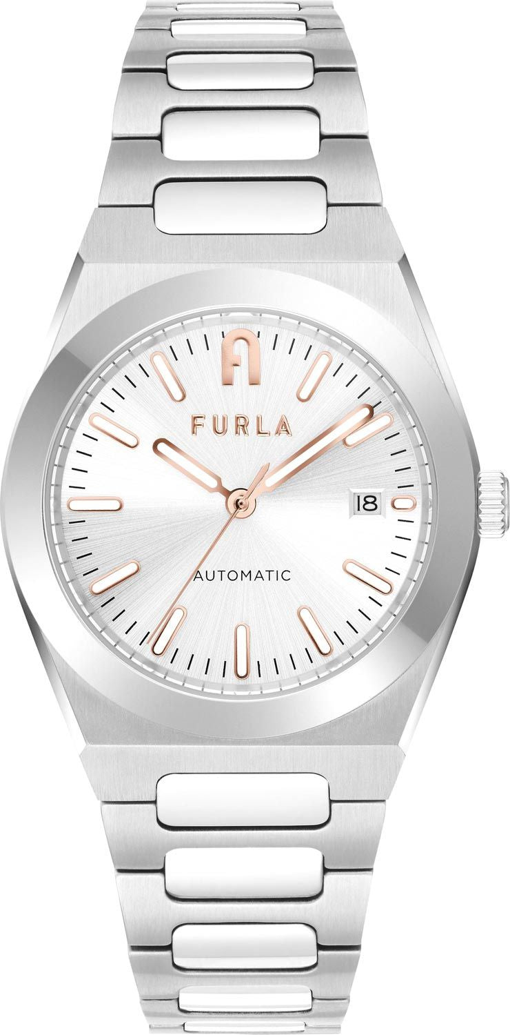 Furla WW00012001L1 watch for women with a grey dial and stainless steel strap.