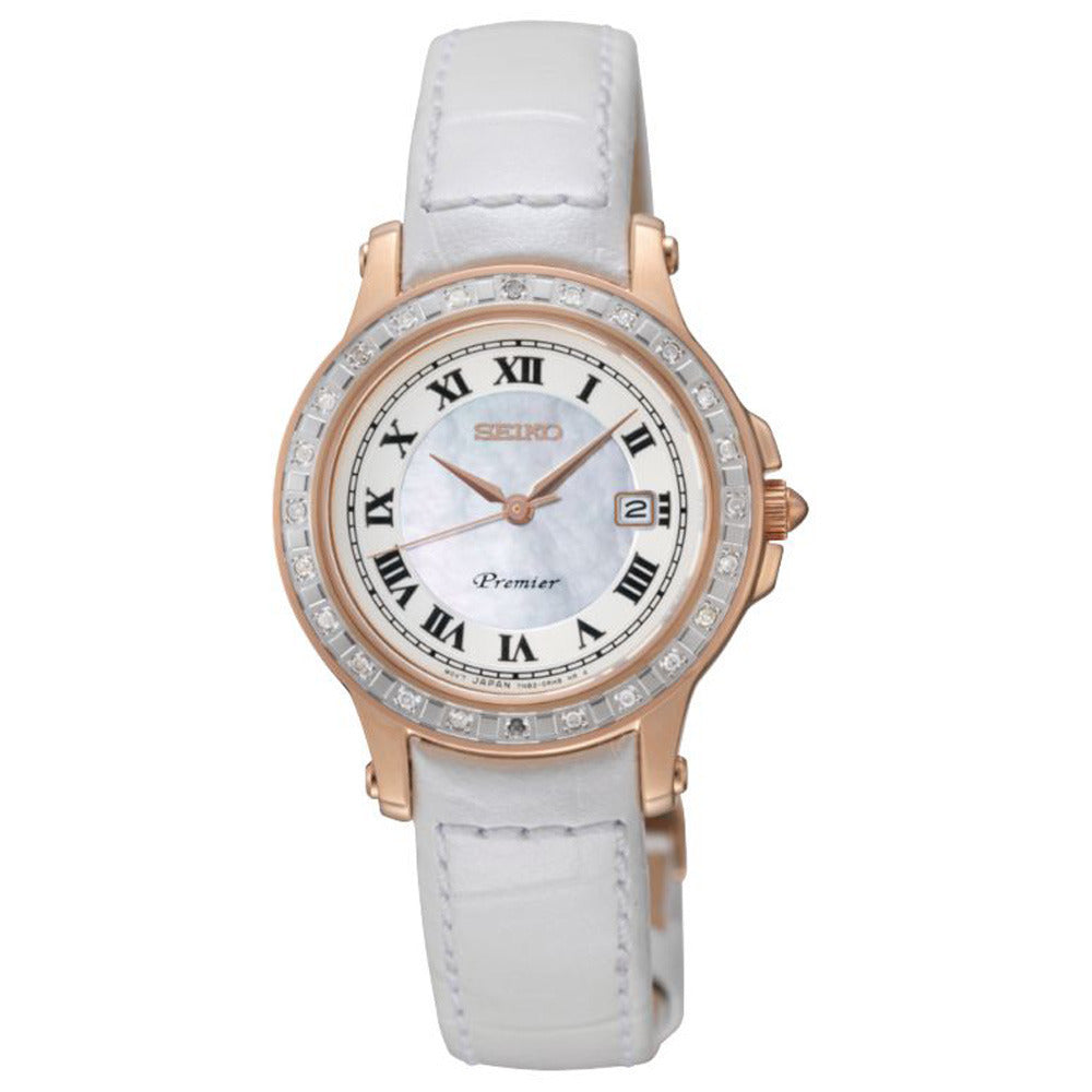 Seiko SXDF08P1 Women Watch 28mm 10ATM