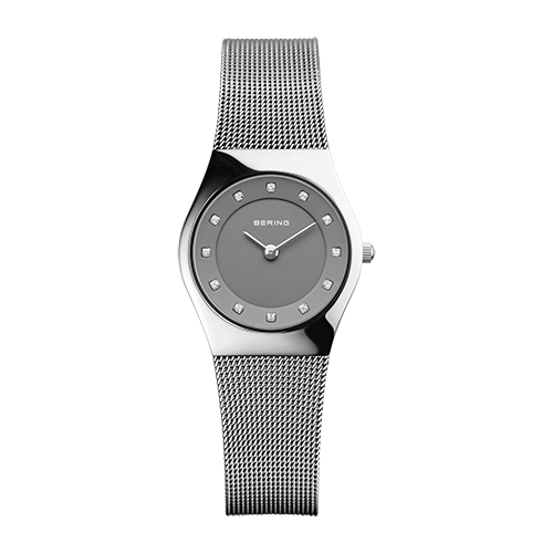 Bering 11927-309 watch for women with a grey dial and stainless steel strap.
