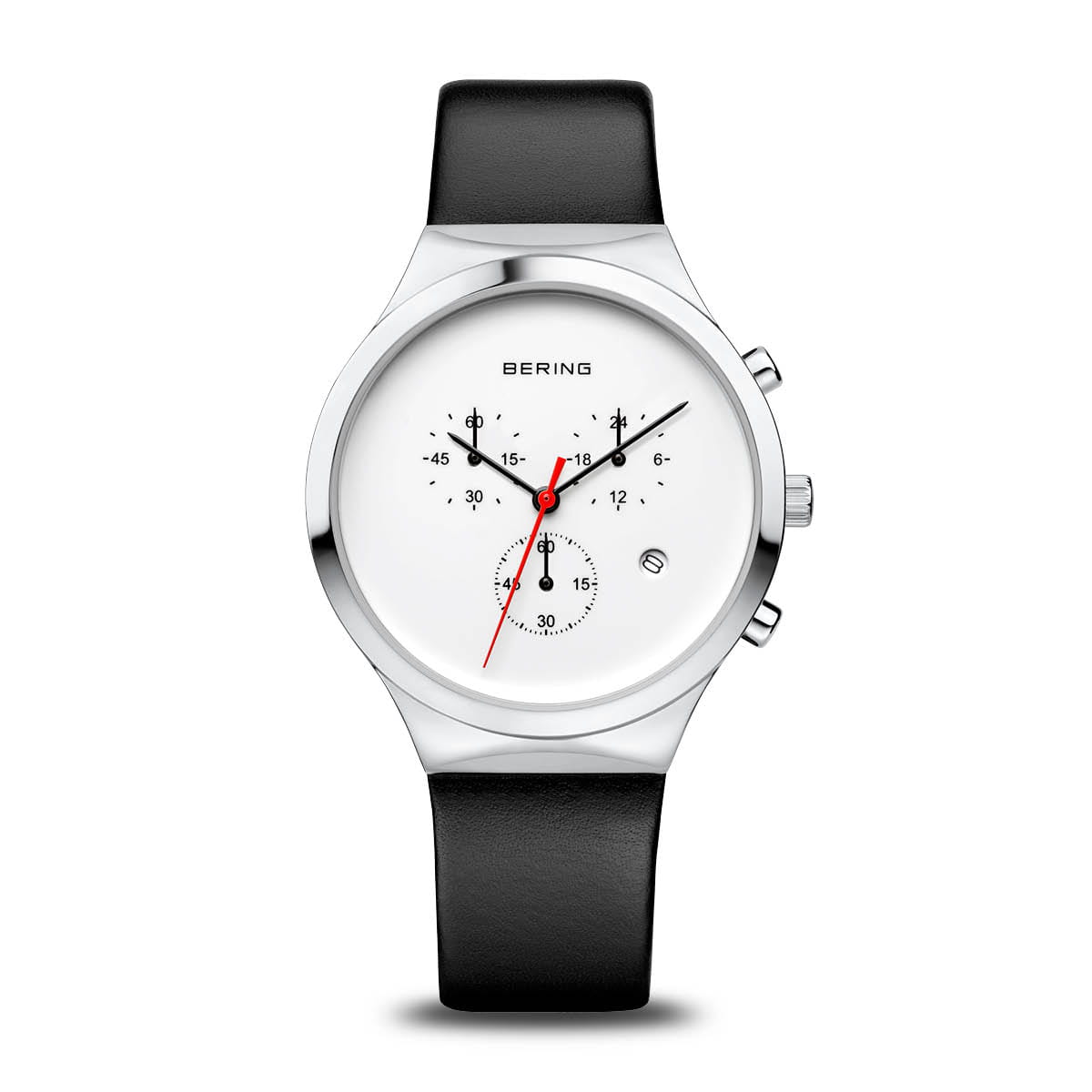Bering 14736-404 watch for women with a white dial and stainless steel strap.