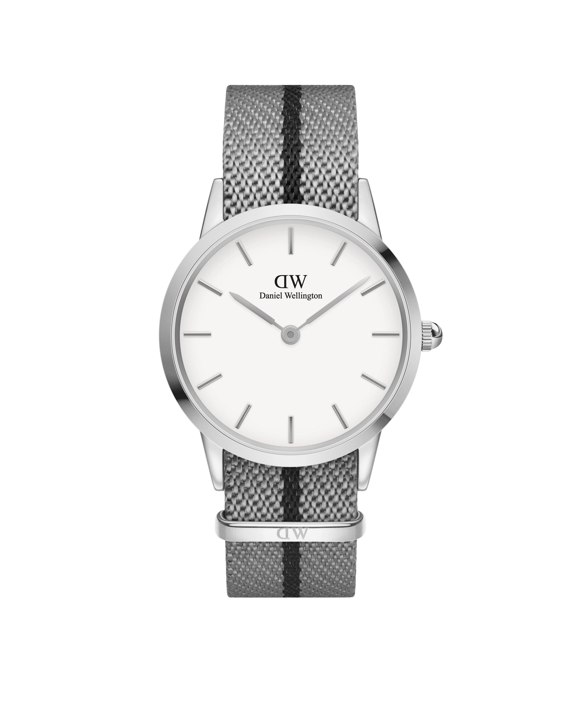 Daniel Wellington DW00100679 watch for women with a white dial and nylon strap.