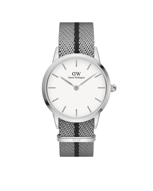 Daniel Wellington DW00100679 watch for women with a white dial and nylon strap.