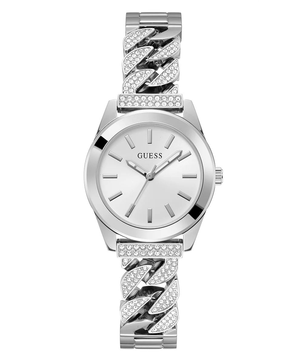 Guess GW0546L1 watch for women with a grey dial and stainless steel strap.