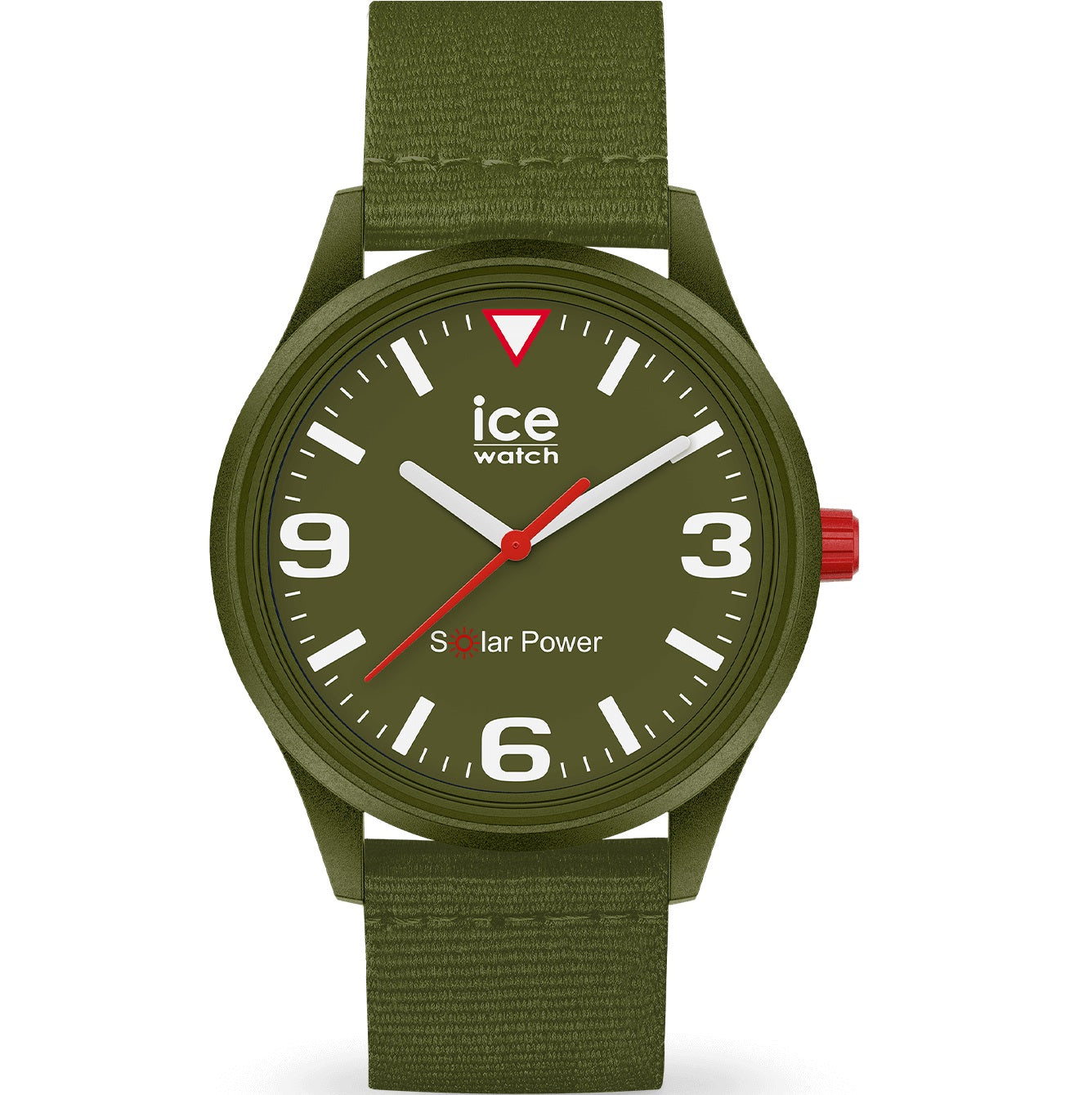 Ice IC020060 watch for men with a green dial and silicone strap.