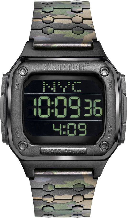 Philipp Plein PWHAA0921 watch for man with a grey dial and stainless steel strap.