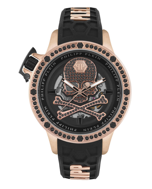 Philipp Plein PWUAA0323 watch for man with a black dial and silicone strap.