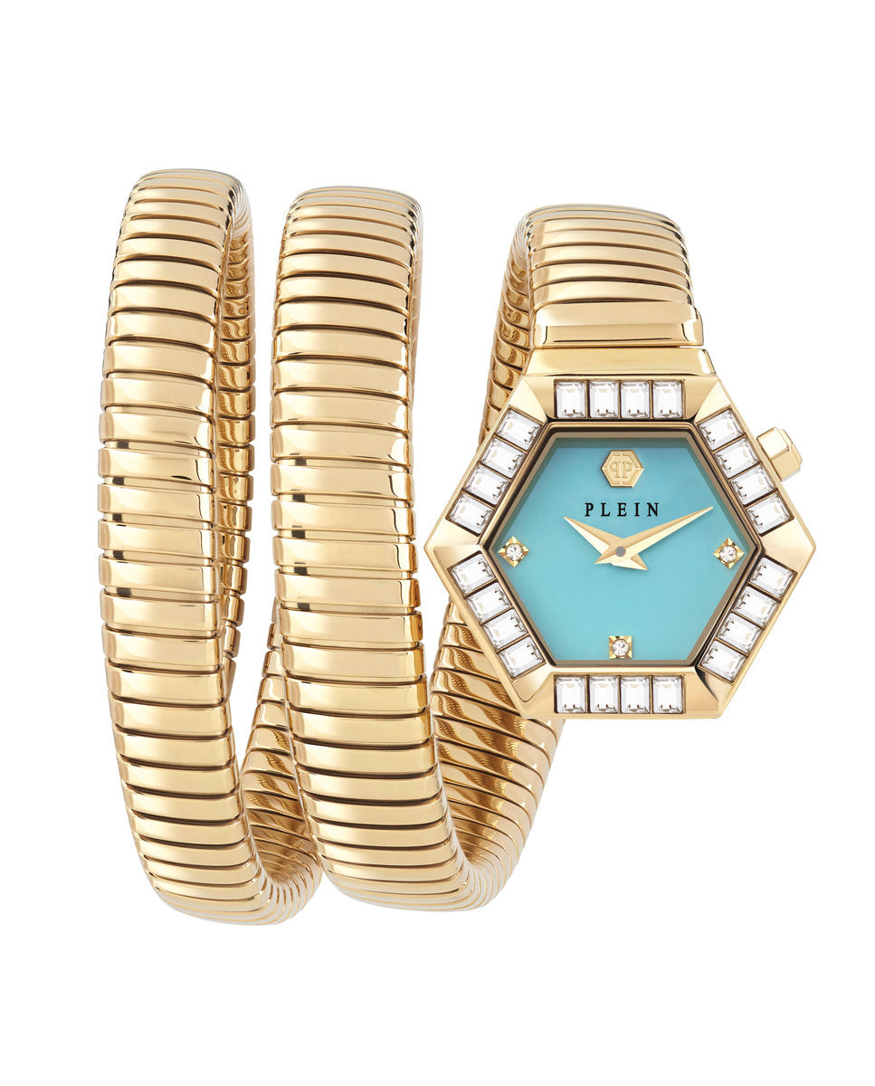 Philipp Plein PWZAA0825 watch for women with a blue dial and stainless steel strap.