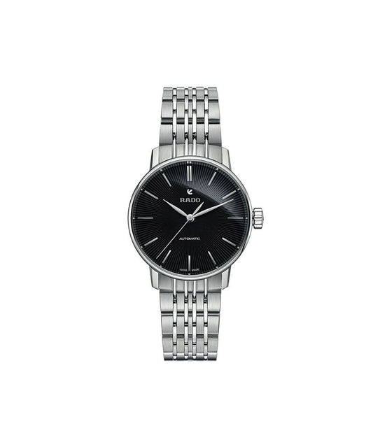 Rado R22862154 watch for woman with a blue dial and stainless steel strap.