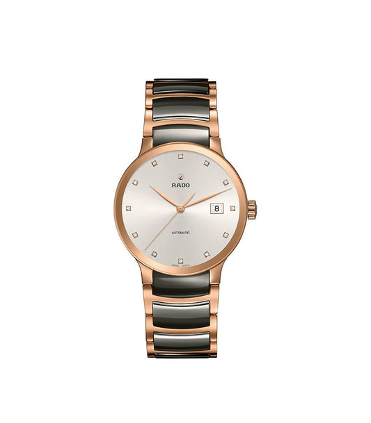 Rado R30183762 watch for woman with a white dial and stainless steel strap.