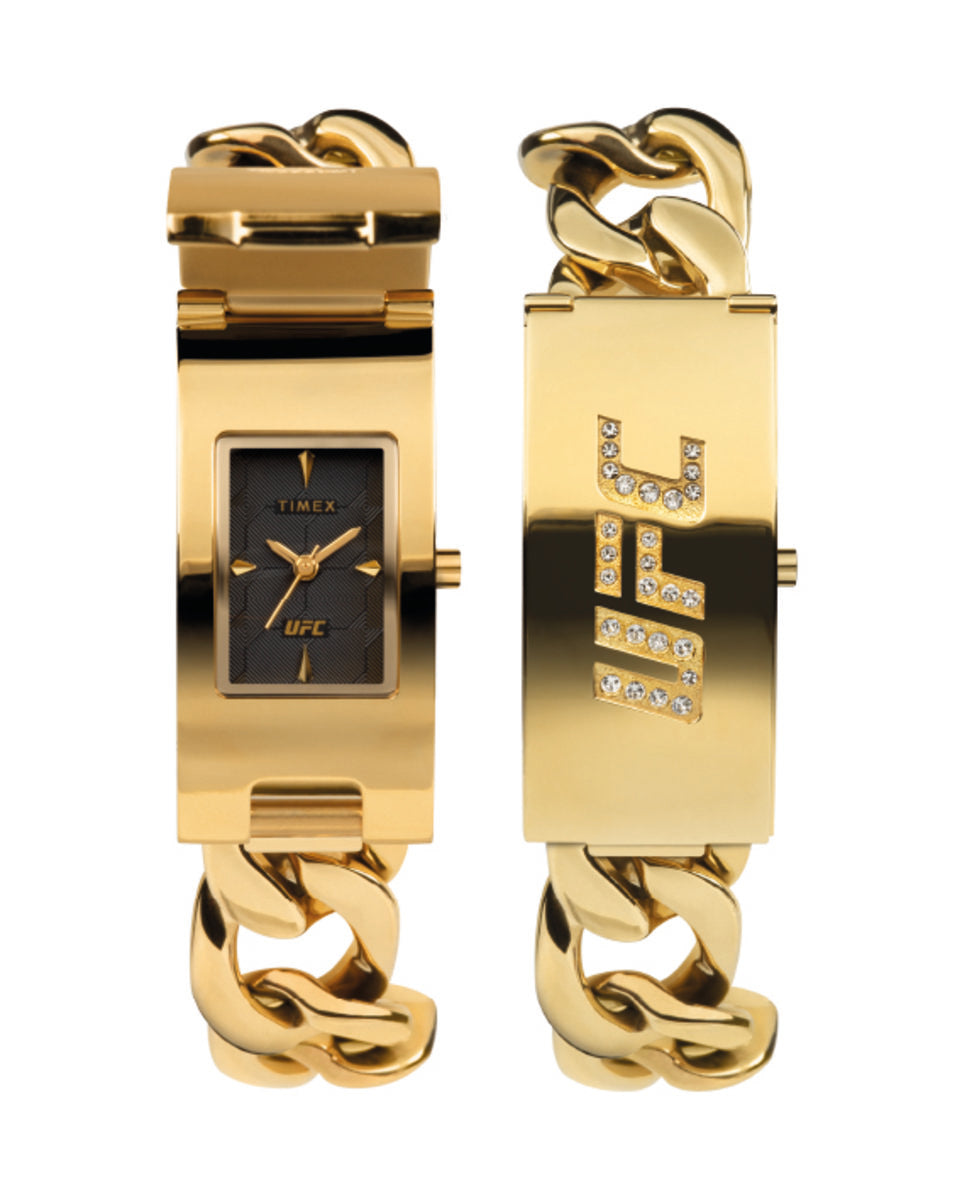 Timex TW2V55500 watch for unisex with a black dial and stainless steel strap.