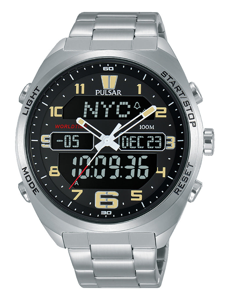 Pulsar PZ4037X1 Men Watch 45mm 10ATM